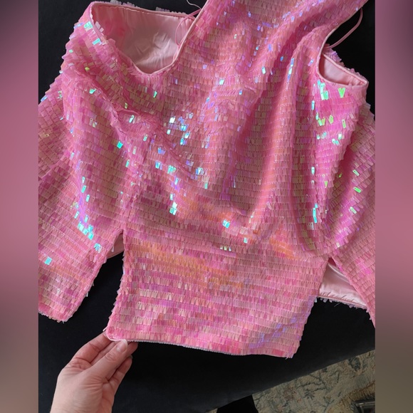 🩷 Fashion Nova - Focus On Me Sequin Mini Dress - Pink 🩷 - Picture 8 of 10